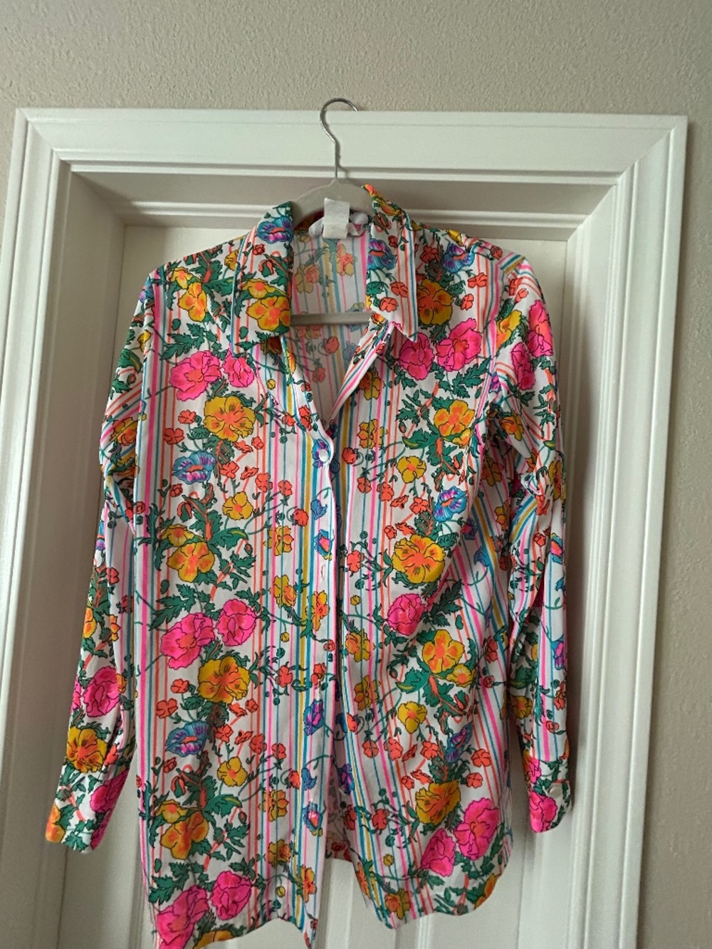 Vintage, sears brand nylon women’s blouse